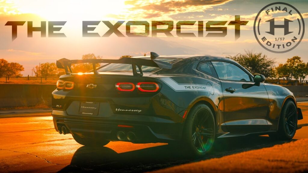 Hennessey EXORCIST Camaro ZL1 Final Edition // Dodge SRT Demons BEWARE