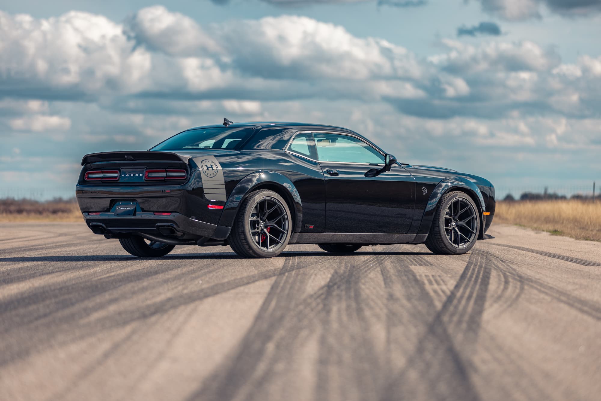 2023 Pitch Black Dodge Challenger Hellcat for Sale Hennessey Performance