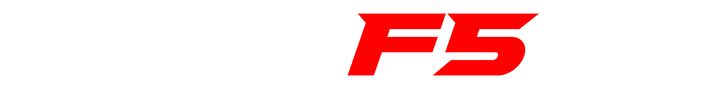 F5 Manual logo white - Hennessey Special Vehicles