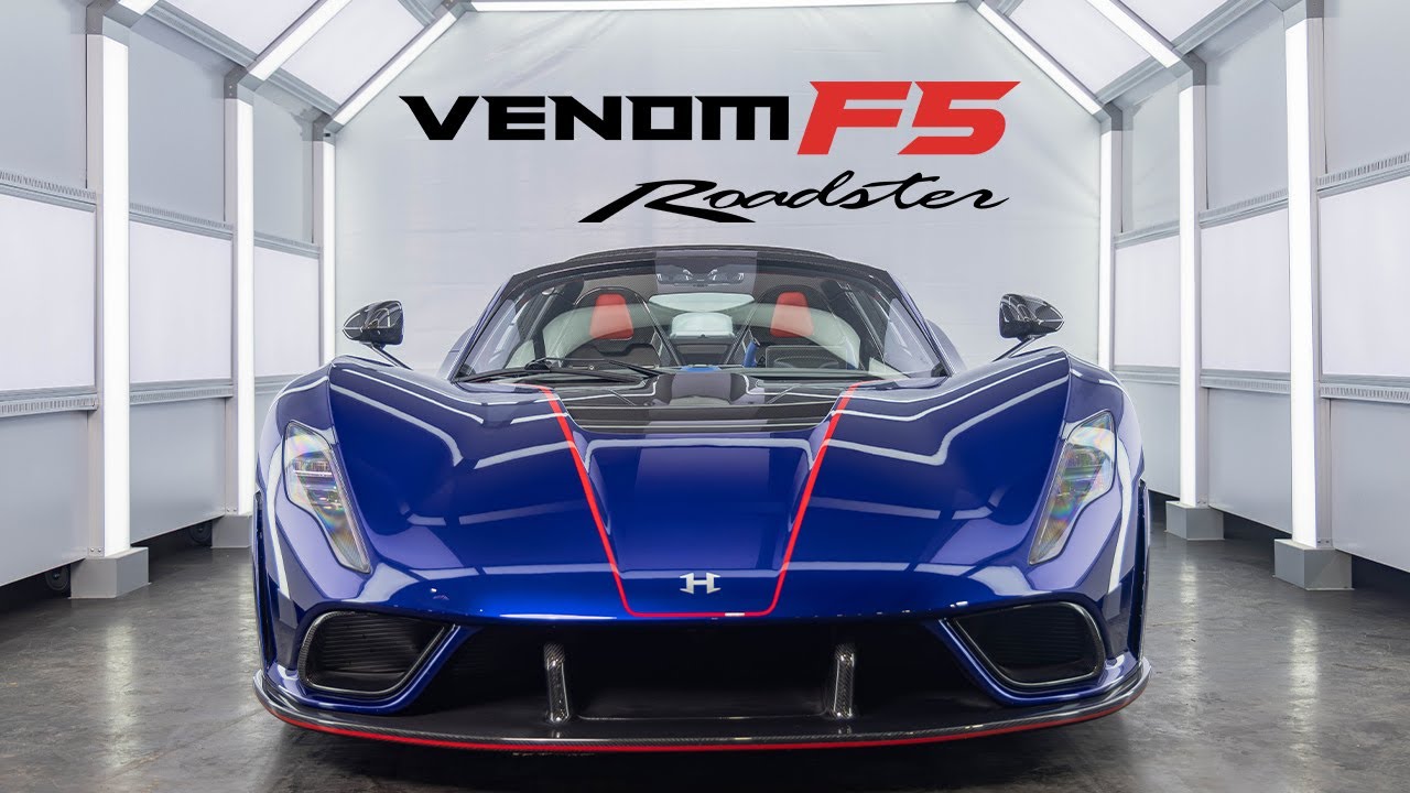 1817 Horsepower HYPER BLUE Venom F5 Roadster Thumbnail - Hennessey Special Vehicles