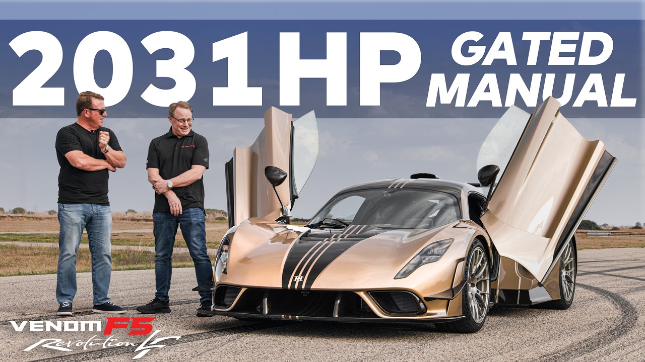 Venom F5 Revolution LF Test Drive with John Hennessey | 2031 HP