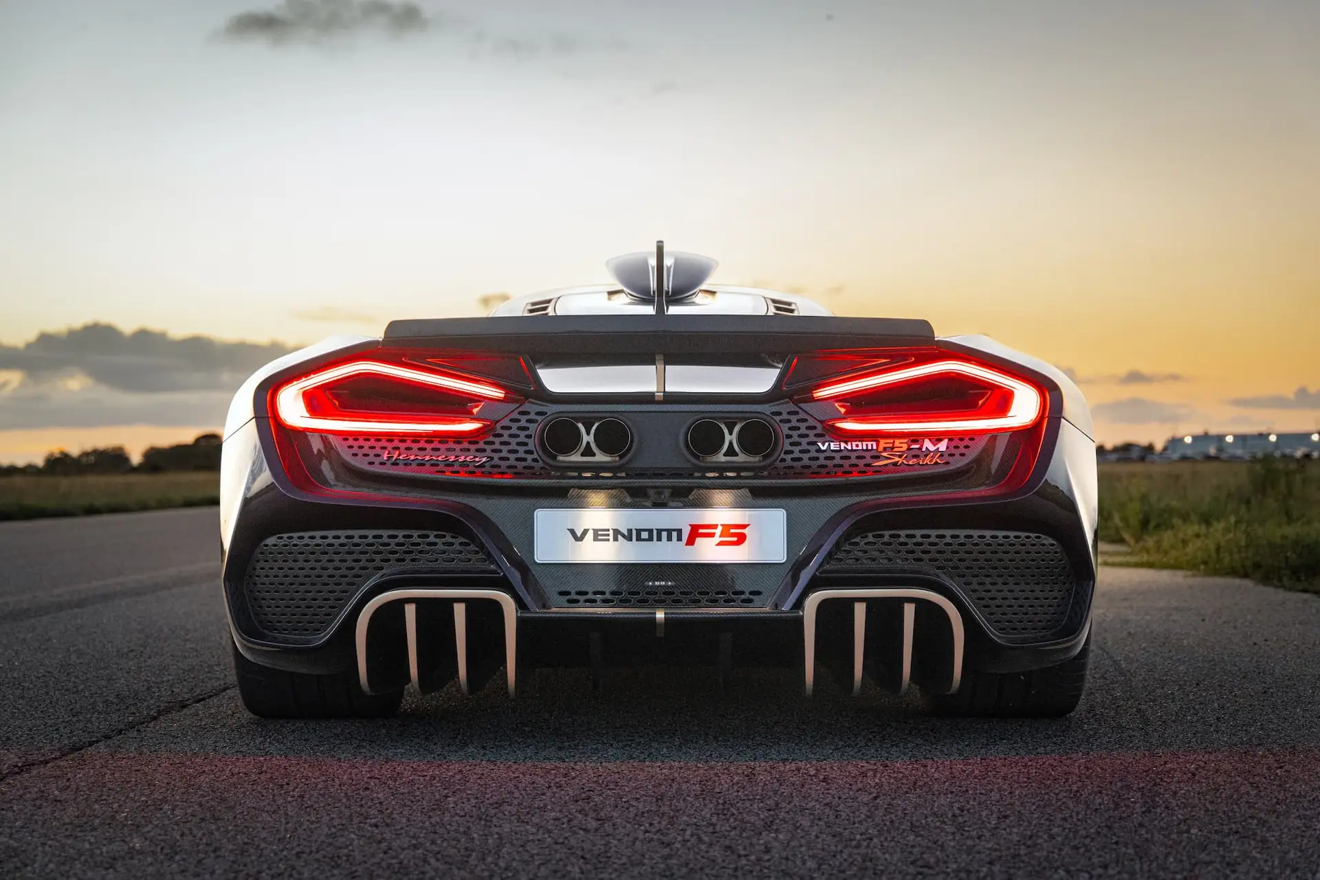 Hennessey Venom F5-M вид сзади